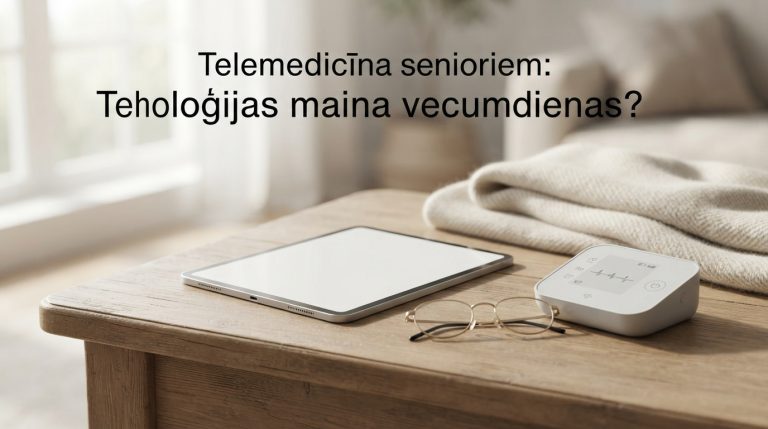 Telemedicīna senioriem: Tehnoloģijas maina vecumdienas?