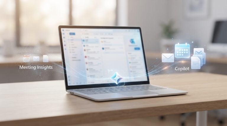 AI pārņem Outlook: Copilot ierodas, Meeting Insights aiziet