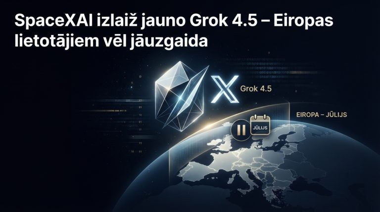 SpaceXAI izlaiž jauno Grok 4.5 - Eiropas lietotājiem vēl jāuzgaida