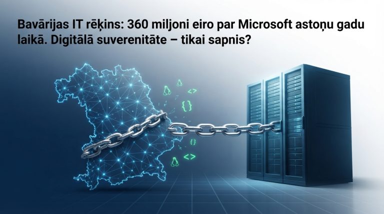 Bavārijas IT rēķins: 360 miljoni eiro par Microsoft astoņu gadu laikā. Digitālā suverenitāte - tikai sapnis?