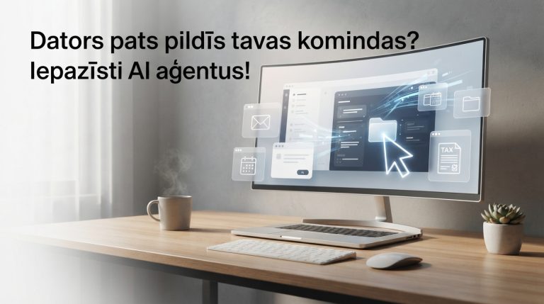 Dators pats pildīs tavas komandas? Iepazīsti AI aģentus!