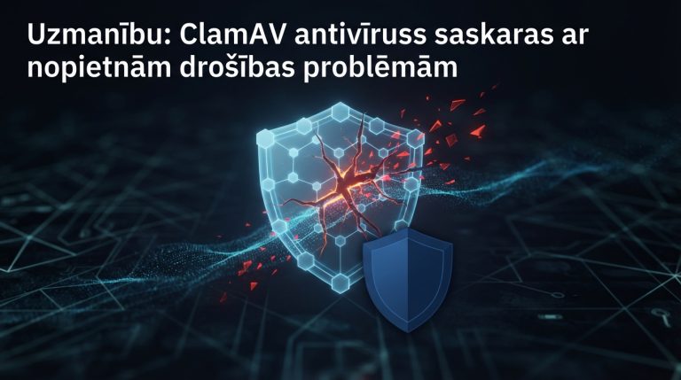Uzmanību: ClamAV antivīruss saskaras ar nopietnām drošības problēmām