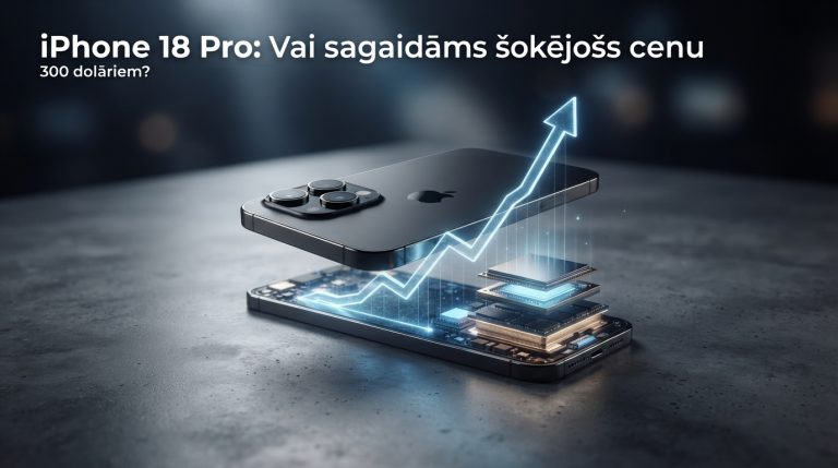 iPhone 18 Pro: Vai sagaidāms šokējošs cenu lēciens par 300 dolāriem?