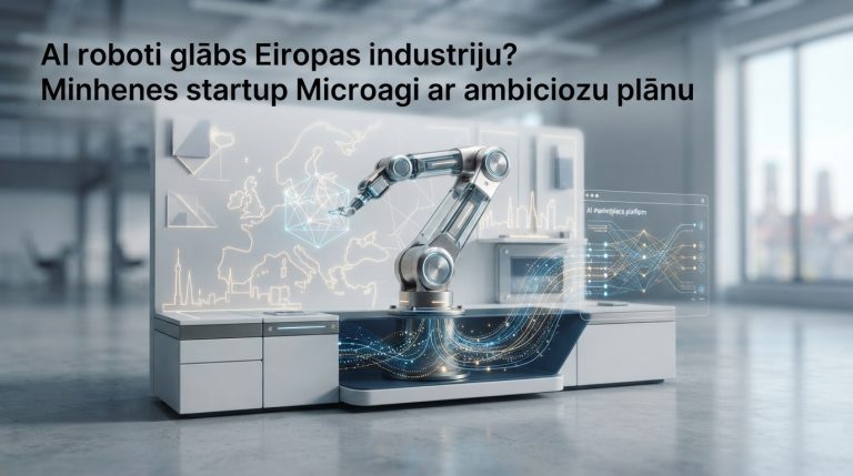 AI roboti glābs Eiropas industriju? Minhenes startup Microagi ar ambiciozu plānu