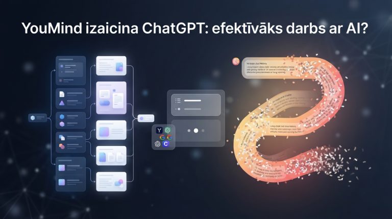 YouMind izaicina ChatGPT: efektīvāks darbs ar AI?
