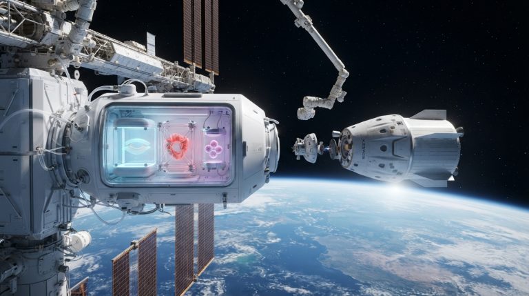 Nākotnes medicīna un jaunas tehnoloģijas: SpaceX misija uz SKS